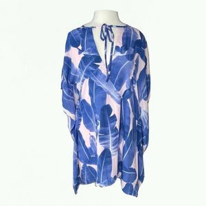 Buddy Love Swim Blue Pina Colada Tunic Cover Up like new